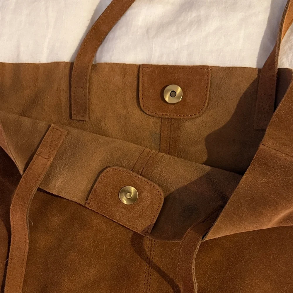 Brown Leather Tote Bag - Picture 2 of 4
